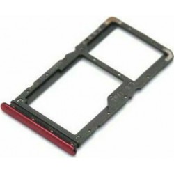 Βάση Κάρτας Κόκκινη Xiaomi Redmi Note 7 Sim Tray Red