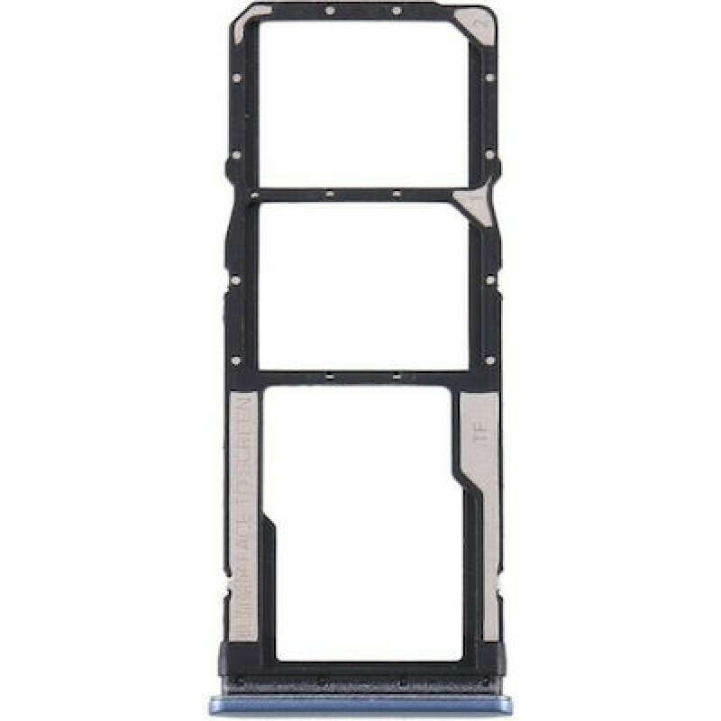 Βάση Κάρτας Μπλε Xiaomi Redmi Note 9S/Note 9 Pro Sim Tray Blue