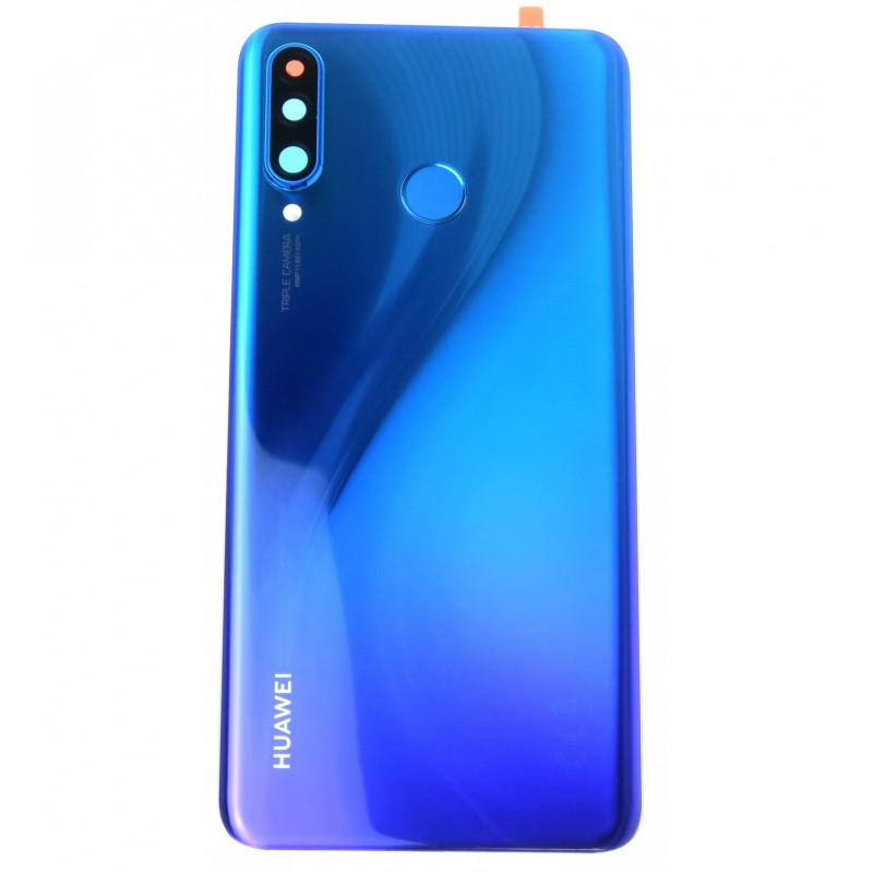 Καπάκι Μπαταρίας Μπλε Huawei P30 Lite OEM Battery Cover Aurora Blue (High Version 48Mpx)