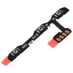 Καλωδιοταινία Έντασης Ήχου Huawei P30 Volume Button Flex Cable & Buttons Black