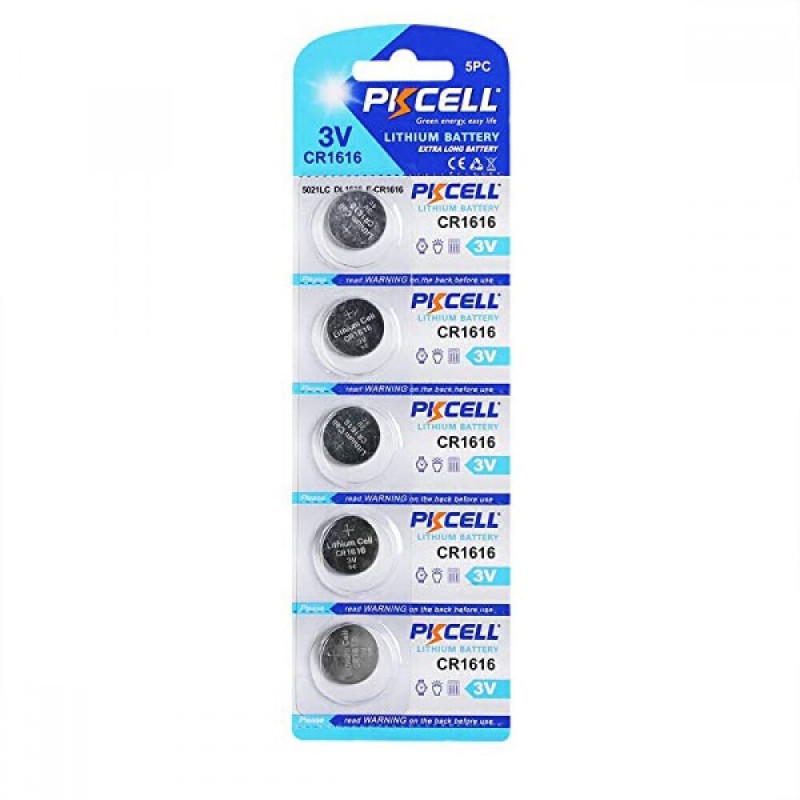 Μπαταρία Λιθίου PKcell Lithium Battery CR1616 Premium Quality 3V (5 PACK)