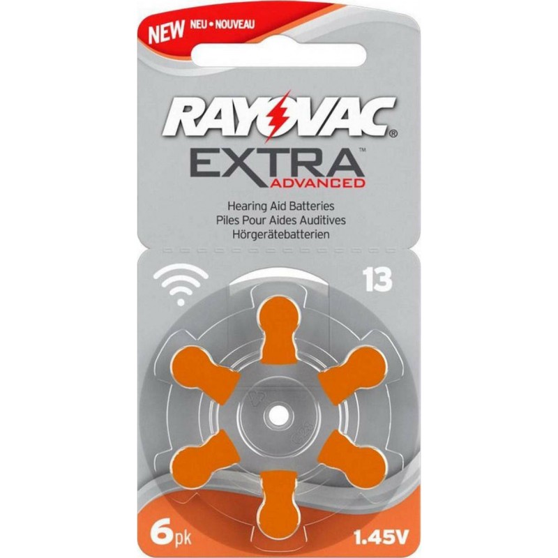 Μπαταρίες Βαρηκοΐας Battery Silver 1.45V Rayovac 13MF PR48 Hearing Aid Batteries (6 pack) Μπαταρίες Βαρηκοΐας Battery Silver 1.45V Rayovac 13MF PR48 Hearing Aid Batteries (6 pack)