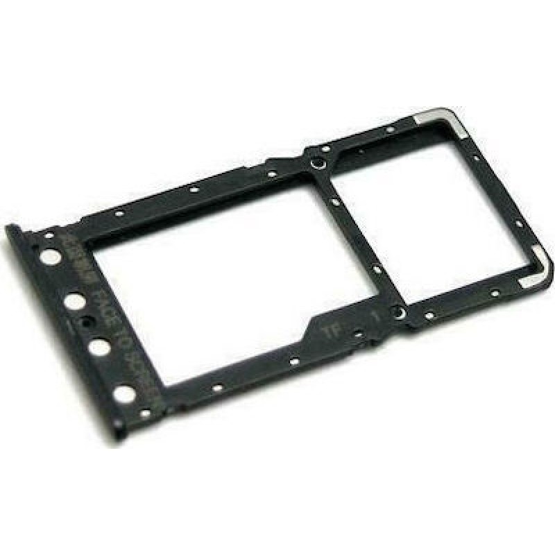 Βάση Κάρτας Μαύρη Xiaomi Redmi 6/6A Original Sim Tray Black