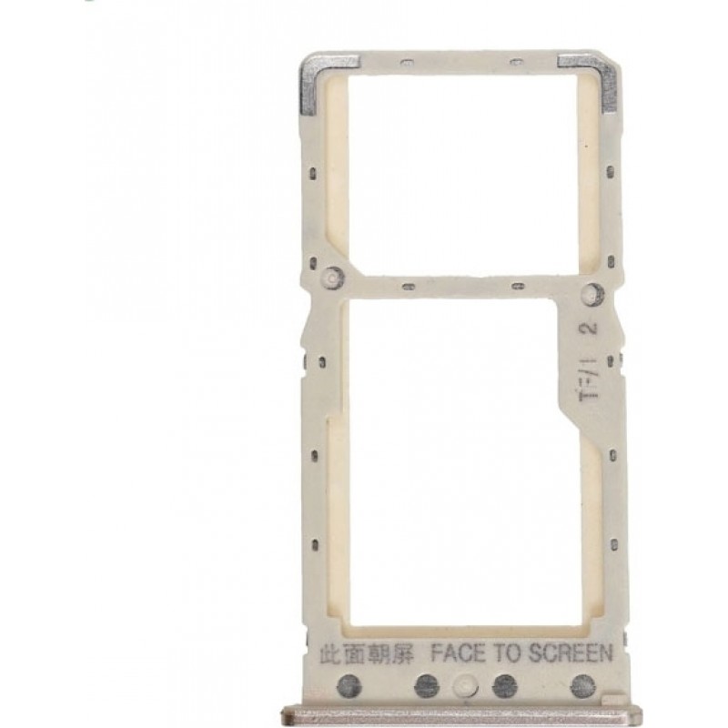 Βάση Κάρτας Χρυσή Xiaomi Redmi 6/6A Original Sim Tray Gold