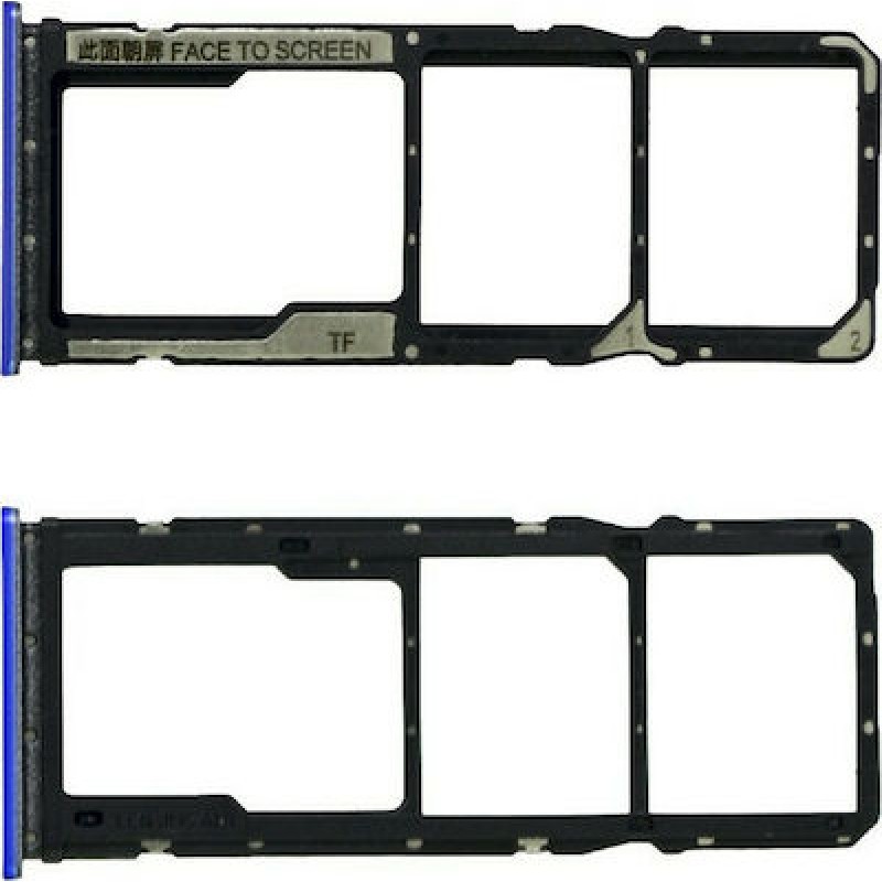 Βάση Κάρτας Μπλε Xiaomi Redmi 9T Sim Tray Blue