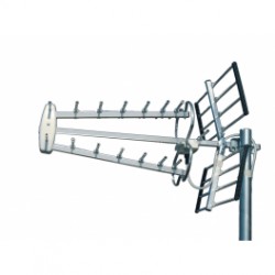 Mistral Antenna Triple Maxi Digital Outdoor UHF/VHF DVB-T TV 5G LTE 15dBi Κεραία Εξωτερική Τηλεόρασης 1328