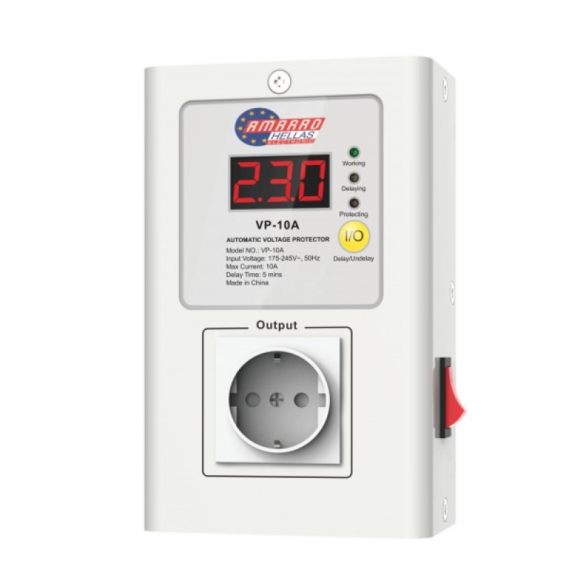 Voltage Regulator 2200VA Σταθεροποιητής Ρεύματος VP-10A Voltage Regulator 2200VA Σταθεροποιητής Ρεύματος VP-10A