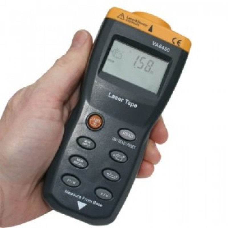 ULTRASONIC VA6450 TAPE MEASURE MULTIMETER HAND TOOL ΜΕΤΡΗΤΗΣ ΑΠΟΣΤΑΣΕΩΝ ΜΕ ΥΠΕΡΗΧΟΥΣ