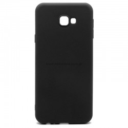 Plastic Protective Slim Soft Case S-Cover Black Samsung Galaxy J4 Plus 2018 Θήκη Μαλακή Μαύρη