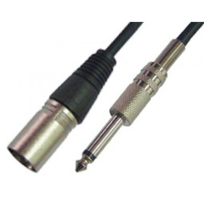 JACK 6.5 MONO MALE TO XLR 3pin CANON MALE CABLE 5m ΚΑΛΩΔΙΟ ΗΧΟΥ XC0031