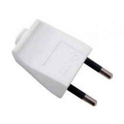 Power Plug Adaptor Male White 220-250V 10Am Τελικό Βύσμα Τροφοδοσίας Αρσενικό Φις Λευκό YC-B-9Z Power Plug Adaptor Male White 220-250V 10Am Τελικό Βύσμα Τροφοδοσίας Αρσενικό Φις Λευκό YC-B-9Z