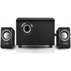 Nod Cyclops 2.1 Speakers 2 X 3 Watt & 1 X 5 Watt Rms 2.0 Jack & Usb Black Ηχεία Μαύρα Spk-020 Nod Cyclops 2.1 Speakers 2 X 3 Watt & 1 X 5 Watt Rms 2.0 Jack & Usb Black Ηχεία Μαύρα Spk-020