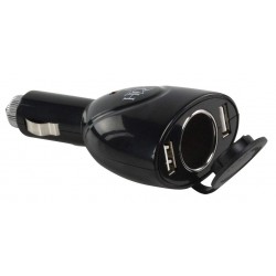 ADAPTOR CAR CHARGER DC/DC TO 2 X USB 500mA BLACK P.SUP.USB202 ADAPTOR CAR CHARGER DC/DC TO 2 X USB 500mA BLACK P.SUP.USB202