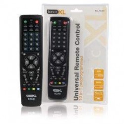 REMOTE CONTROL UNIVERSAL BASIC XL BLACK BXL-RC001 (TV/DVD/SATELLITE)