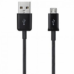 SAMSUNG ECB-DU4ABE BLACK USB A 2.0 CABLE TO MICRO USB CHARGER/DATA 1m SAMSUNG SMARTPHONE ORIGINAL