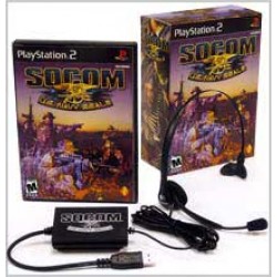 SOCOM 2 US NAVY SEALS & HEADSET (PS2) SOCOM 2 US NAVY SEALS & HEADSET (PS2)