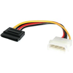 ADAPTOR POWER SUPPLY 15cm MOLEX CABLE INTERNAL TO SATA 15 PIN CONNECTOR AK-430300-002-M VLCP73500V015