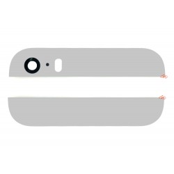 Γυαλί Πίσω Κάμερας-Φλάς iPhone 5 Λευκό Back Camera-Flash White i5