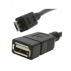 USB CABLE 0.2m A FEMALE TO MICRO USB B MALE BLACK VLMP60515B0.20 USB CABLE 0.2m A FEMALE TO MICRO USB B MALE BLACK VLMP60515B0.20