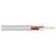 Καλώδιο Κεραίας Ομοαξωνικό Antena TV-SAT Coaxial CCS Cable 75Ohm White 100m RG6U-100 0494